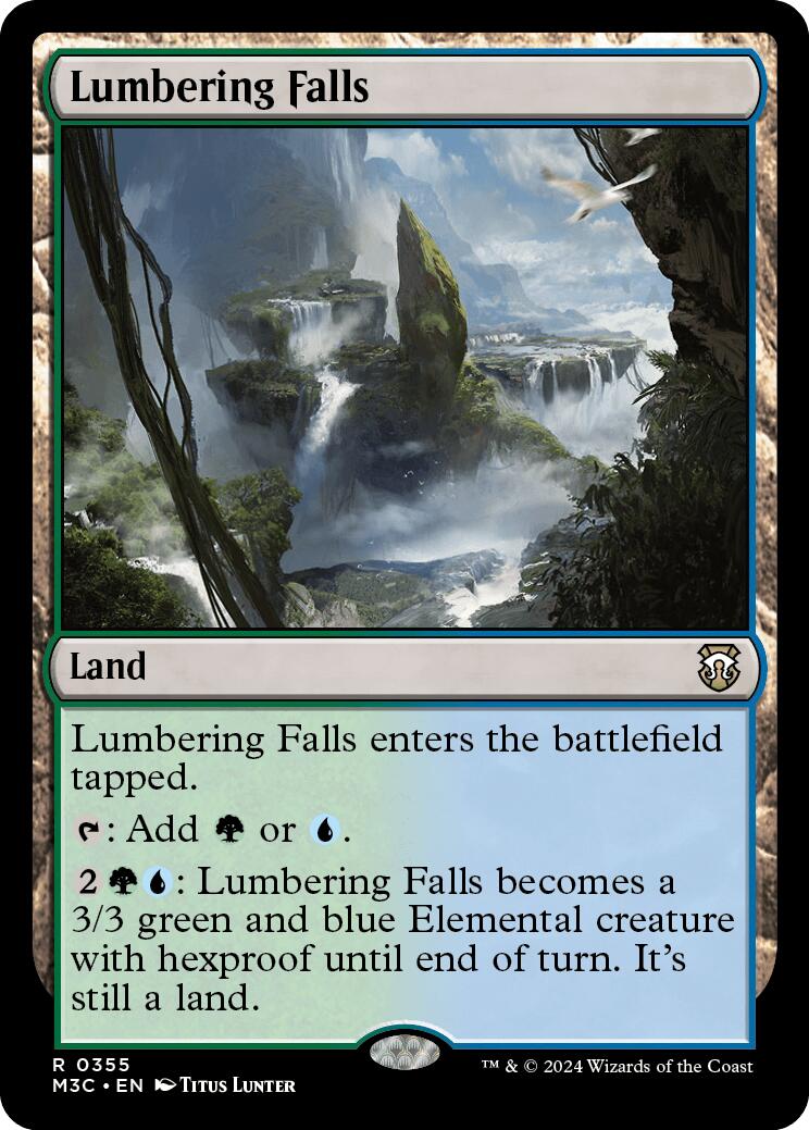 Lumbering Falls [Modern Horizons 3 Commander] | Magic Magpie