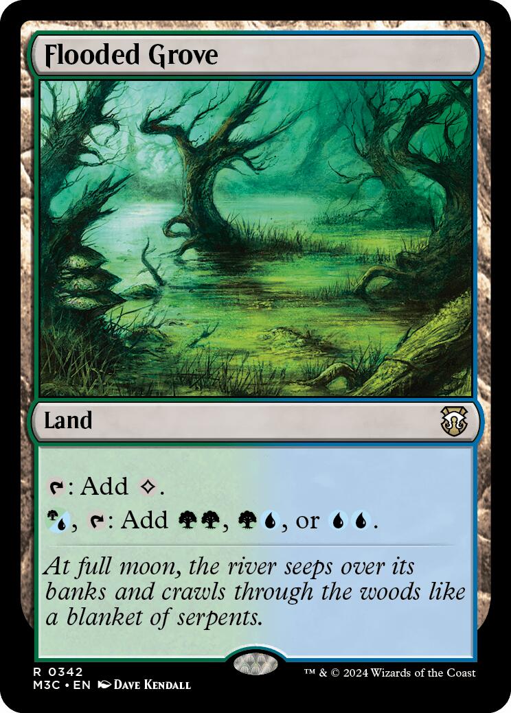 Flooded Grove [Modern Horizons 3 Commander] | Magic Magpie