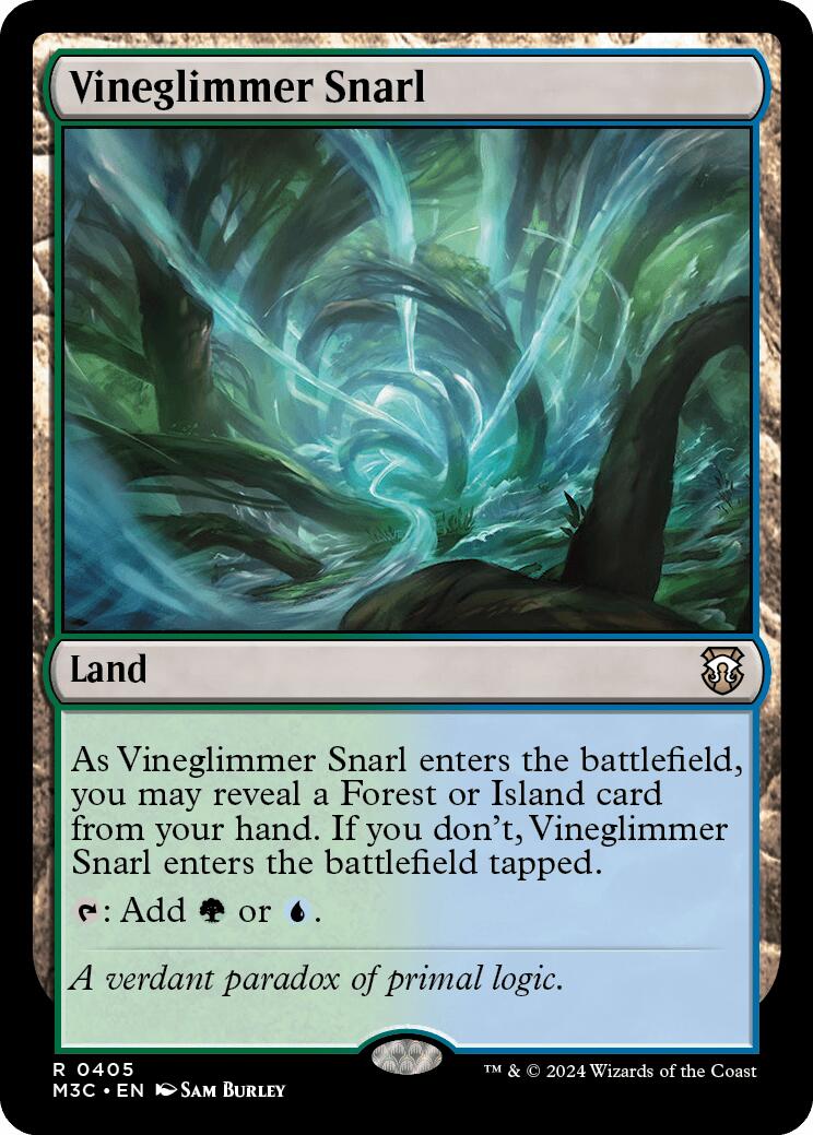 Vineglimmer Snarl [Modern Horizons 3 Commander] | Magic Magpie