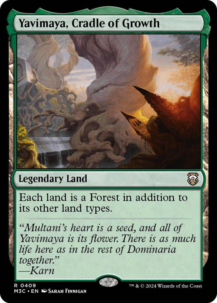 Yavimaya, Cradle of Growth [Modern Horizons 3 Commander] | Magic Magpie