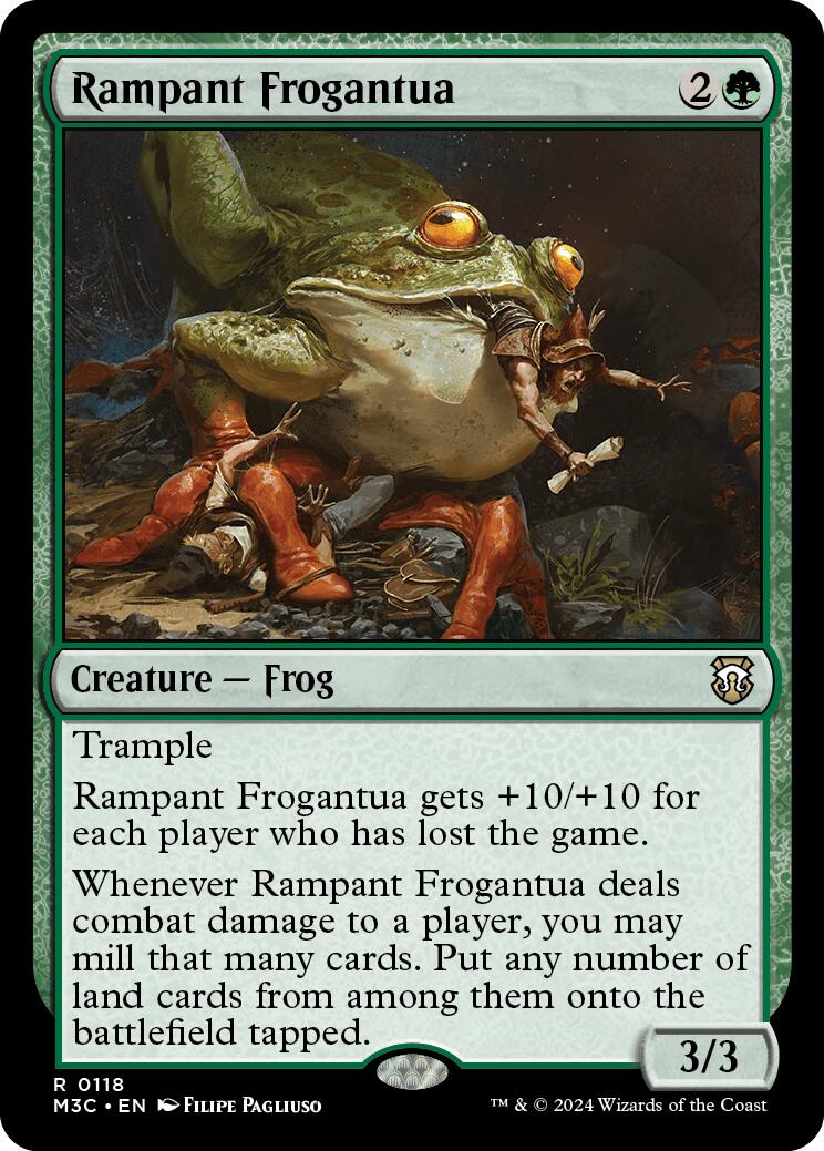 Rampant Frogantua [Modern Horizons 3 Commander] | Magic Magpie