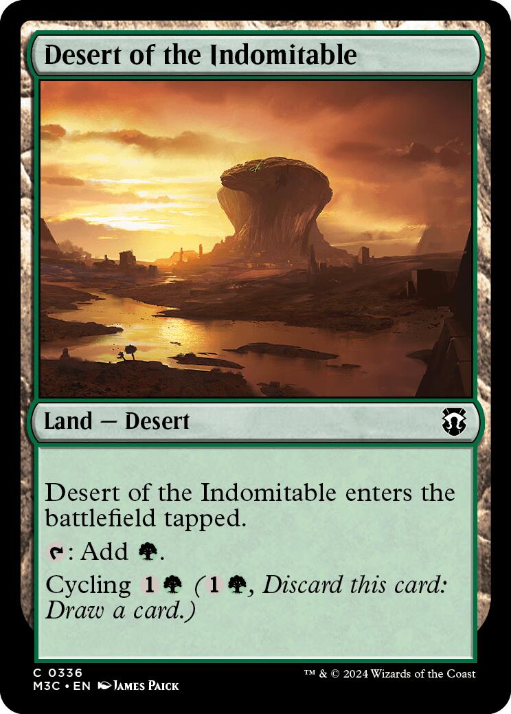 Desert of the Indomitable [Modern Horizons 3 Commander] | Magic Magpie