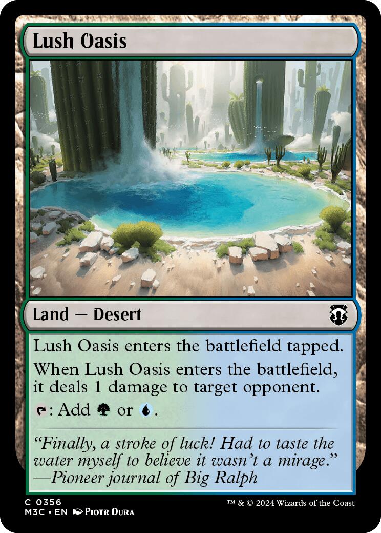 Lush Oasis [Modern Horizons 3 Commander] | Magic Magpie