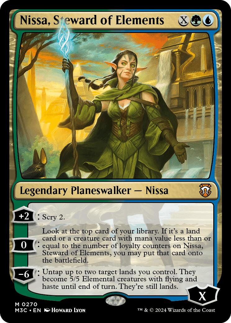 Nissa, Steward of Elements [Modern Horizons 3 Commander] | Magic Magpie