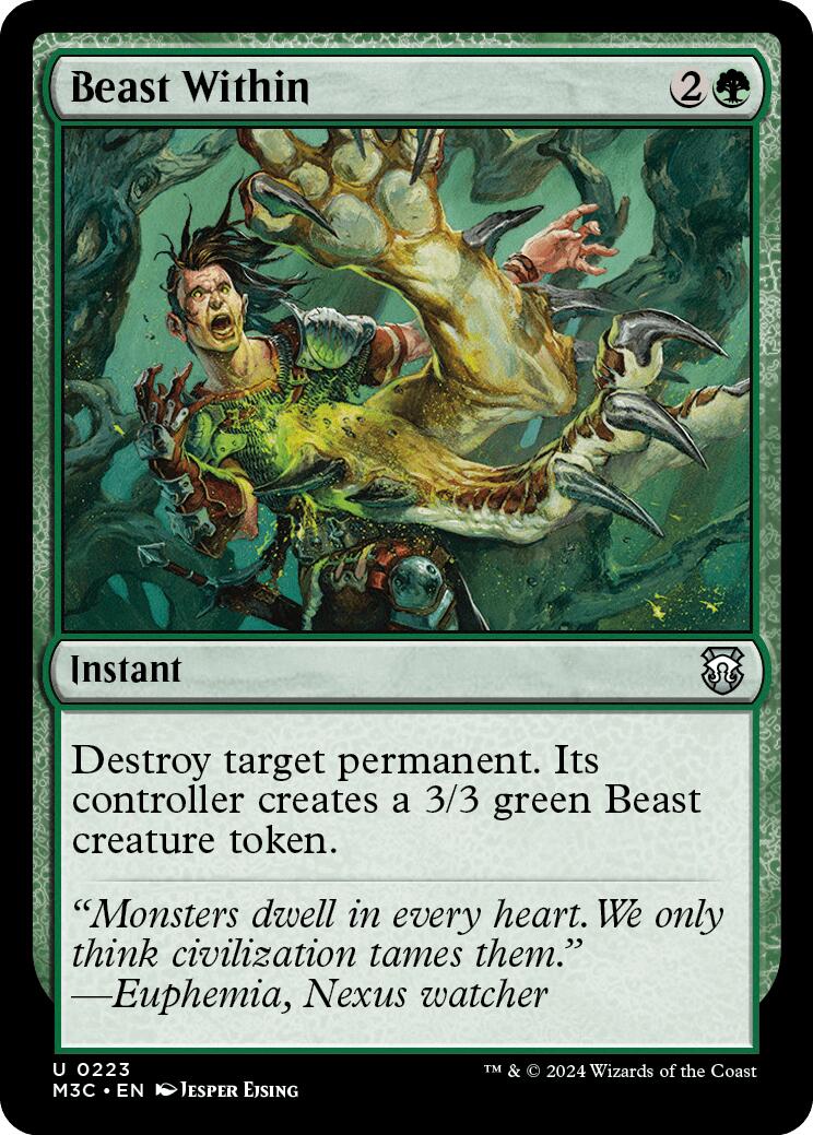 Beast Within [Modern Horizons 3 Commander] | Magic Magpie