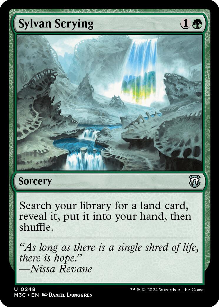 Sylvan Scrying [Modern Horizons 3 Commander] | Magic Magpie