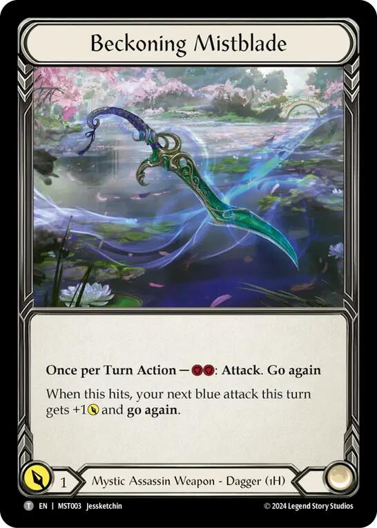 Beckoning Mistblade // Spectral Shield [MST003//MST158] (Part the Mistveil) | Magic Magpie