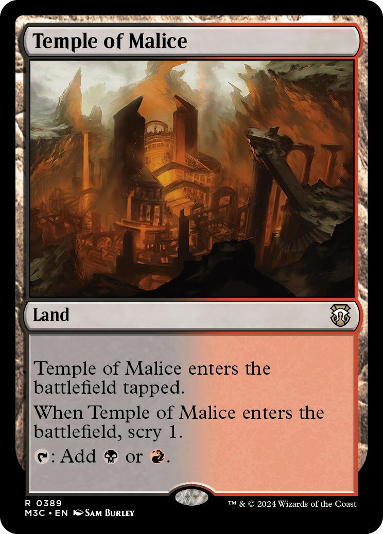 Temple of Malice [Modern Horizons 3 Commander] | Magic Magpie