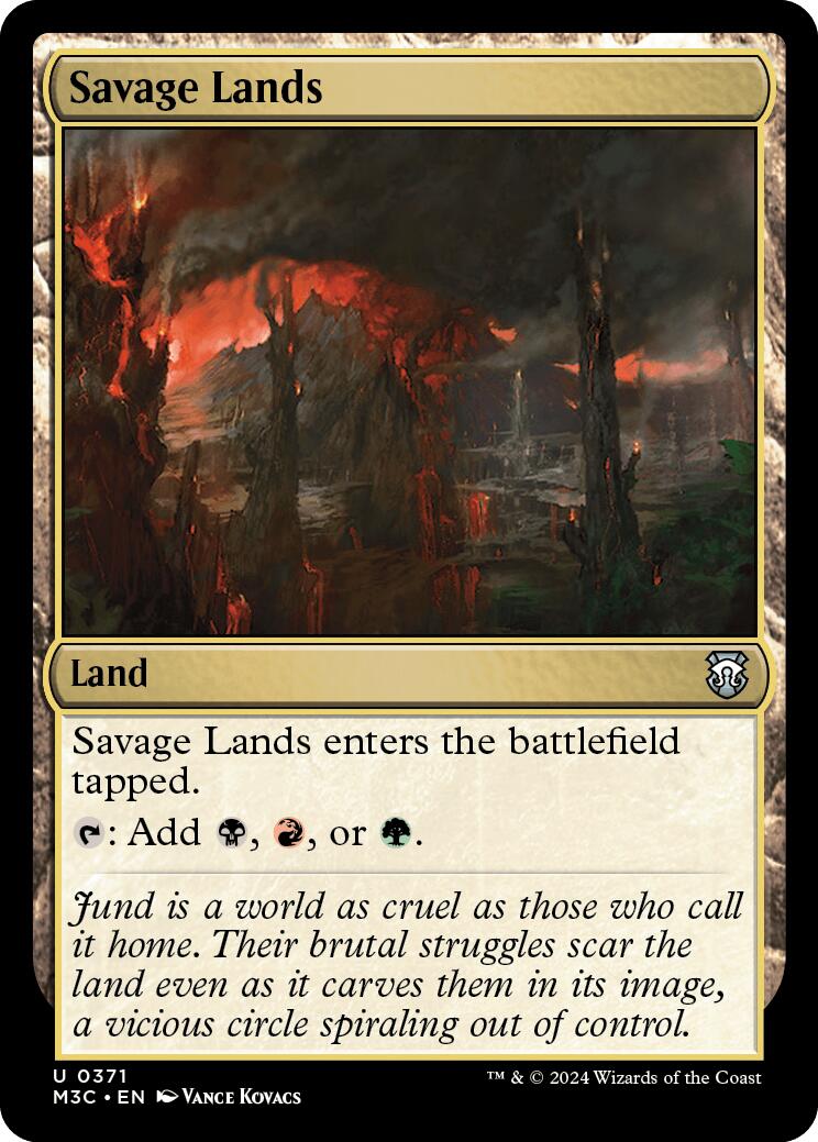 Savage Lands [Modern Horizons 3 Commander] | Magic Magpie