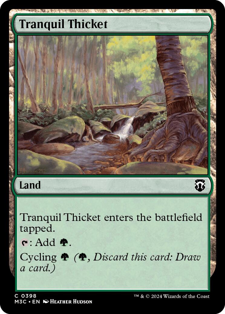 Tranquil Thicket [Modern Horizons 3 Commander] | Magic Magpie