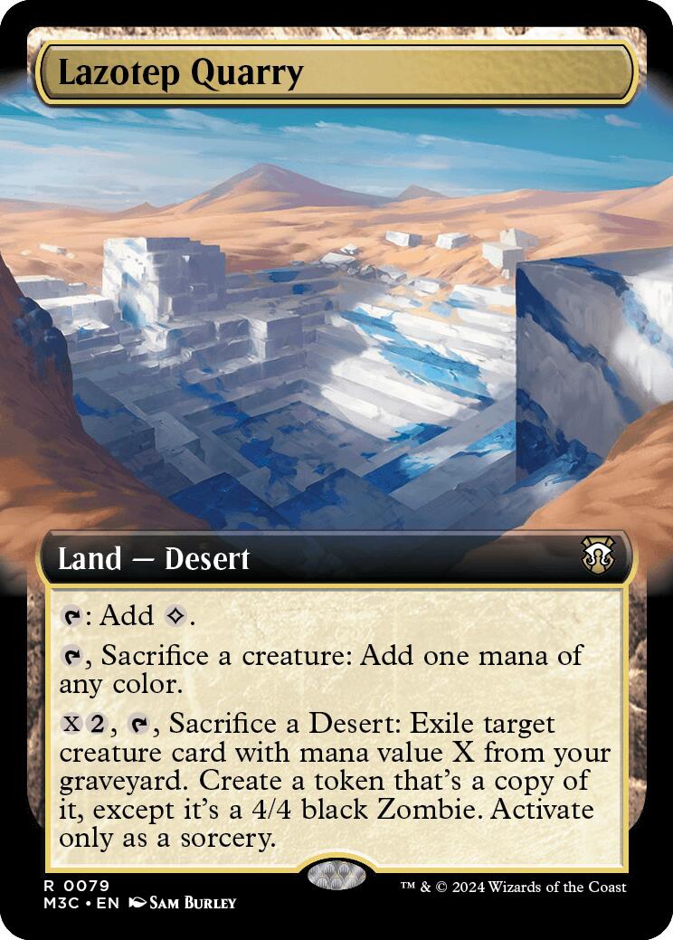 Lazotep Quarry (Extended Art) (Ripple Foil) [Modern Horizons 3 Commander] | Magic Magpie