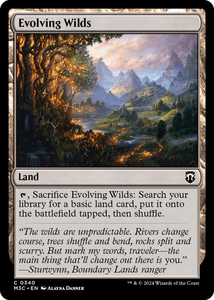 Evolving Wilds [Modern Horizons 3 Commander] | Magic Magpie