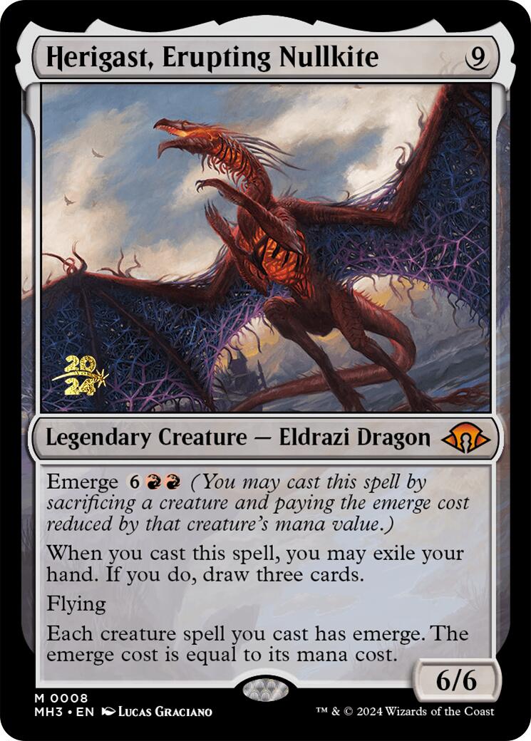 Herigast, Erupting Nullkite [Modern Horizons 3 Prerelease Promos] | Magic Magpie