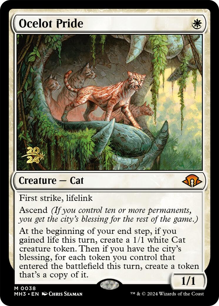 Ocelot Pride [Modern Horizons 3 Prerelease Promos] | Magic Magpie