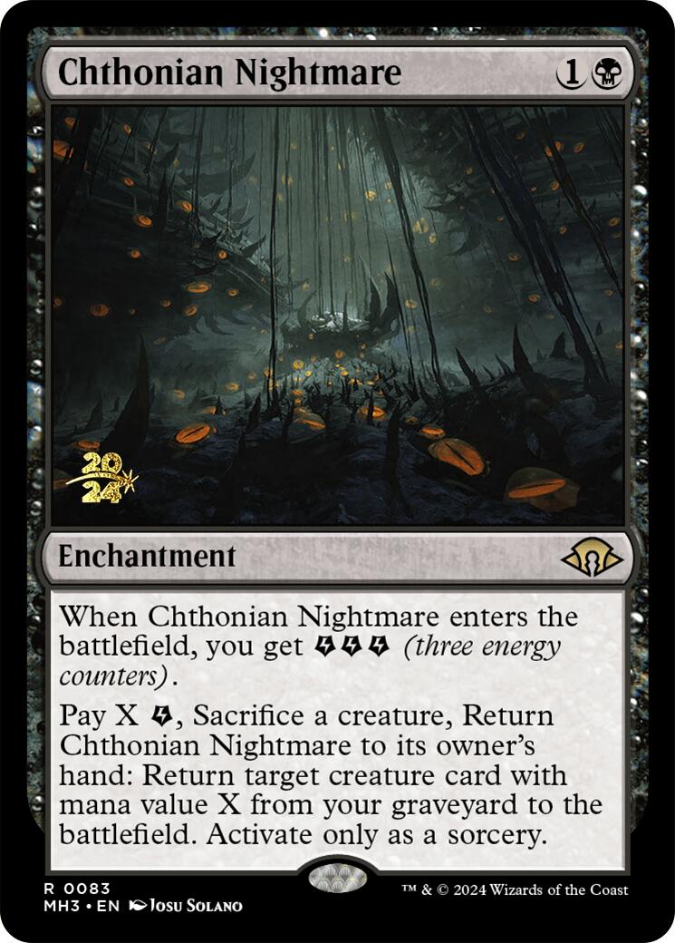 Chthonian Nightmare [Modern Horizons 3 Prerelease Promos] | Magic Magpie