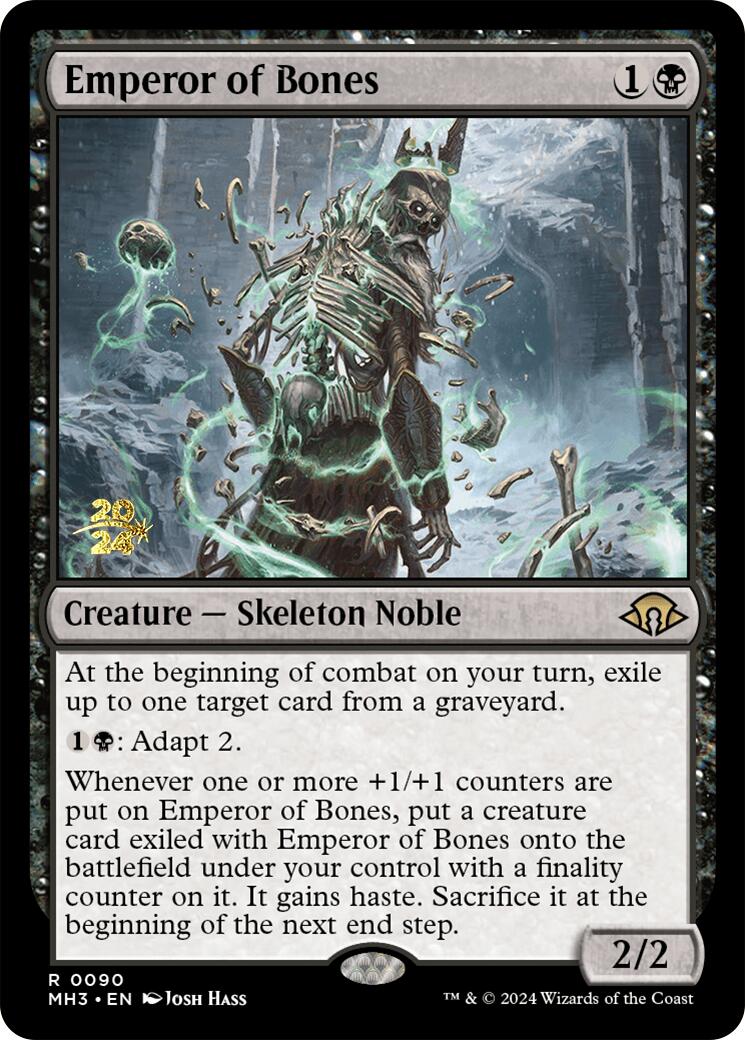 Emperor of Bones [Modern Horizons 3 Prerelease Promos] | Magic Magpie