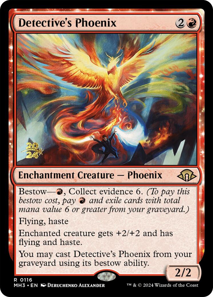 Detective's Phoenix [Modern Horizons 3 Prerelease Promos] | Magic Magpie