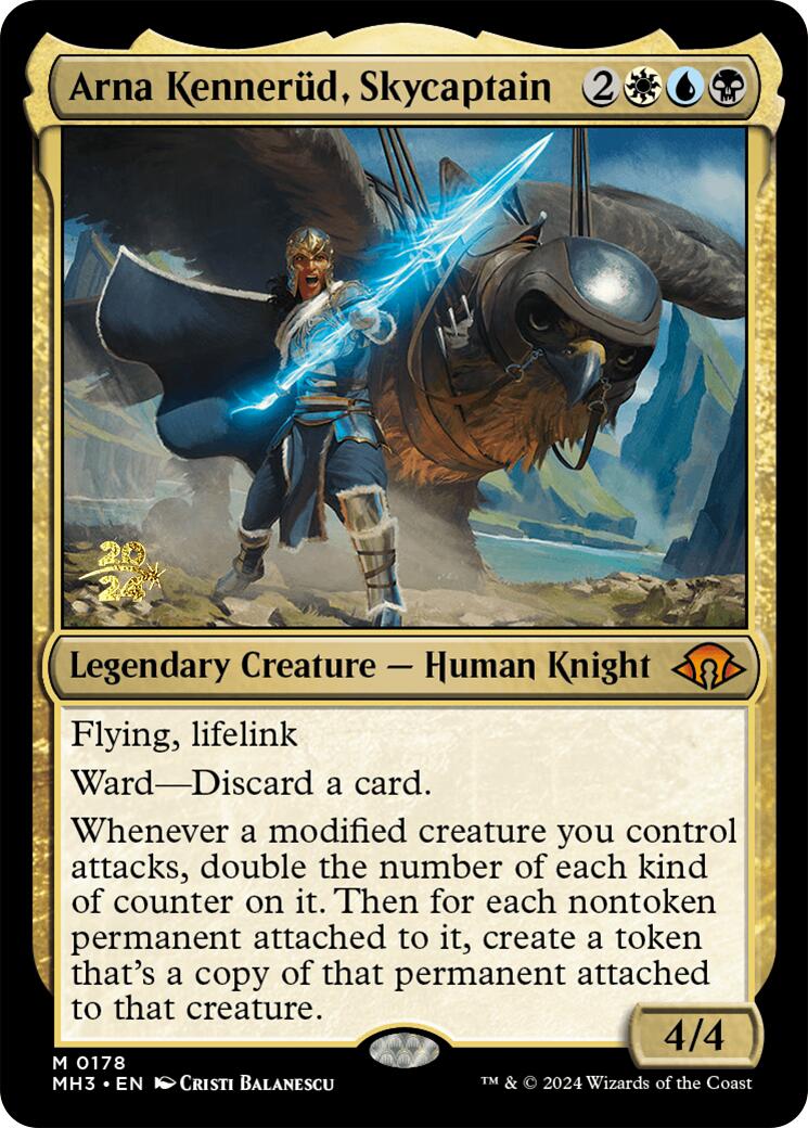 Arna Kennerud, Skycaptain [Modern Horizons 3 Prerelease Promos] | Magic Magpie