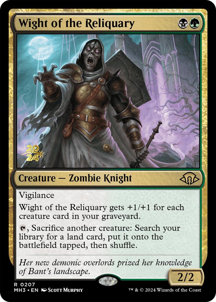 Wight of the Reliquary [Modern Horizons 3 Prerelease Promos] | Magic Magpie