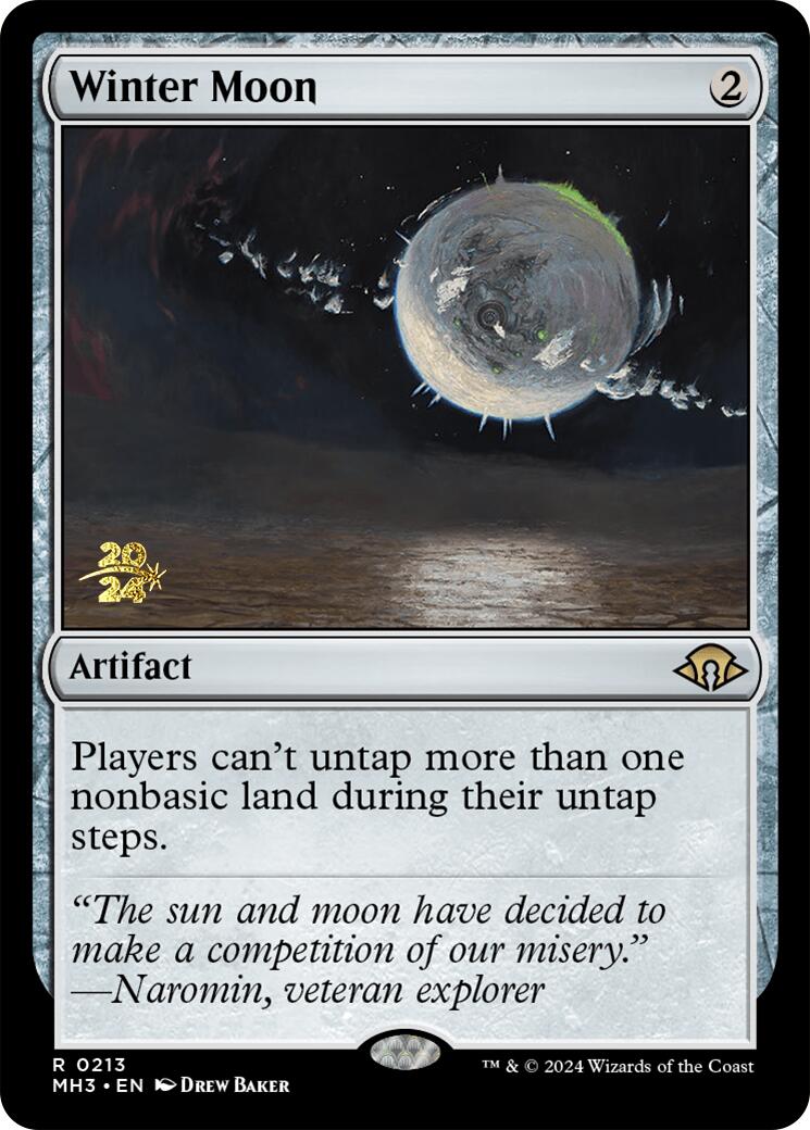 Winter Moon [Modern Horizons 3 Prerelease Promos] | Magic Magpie