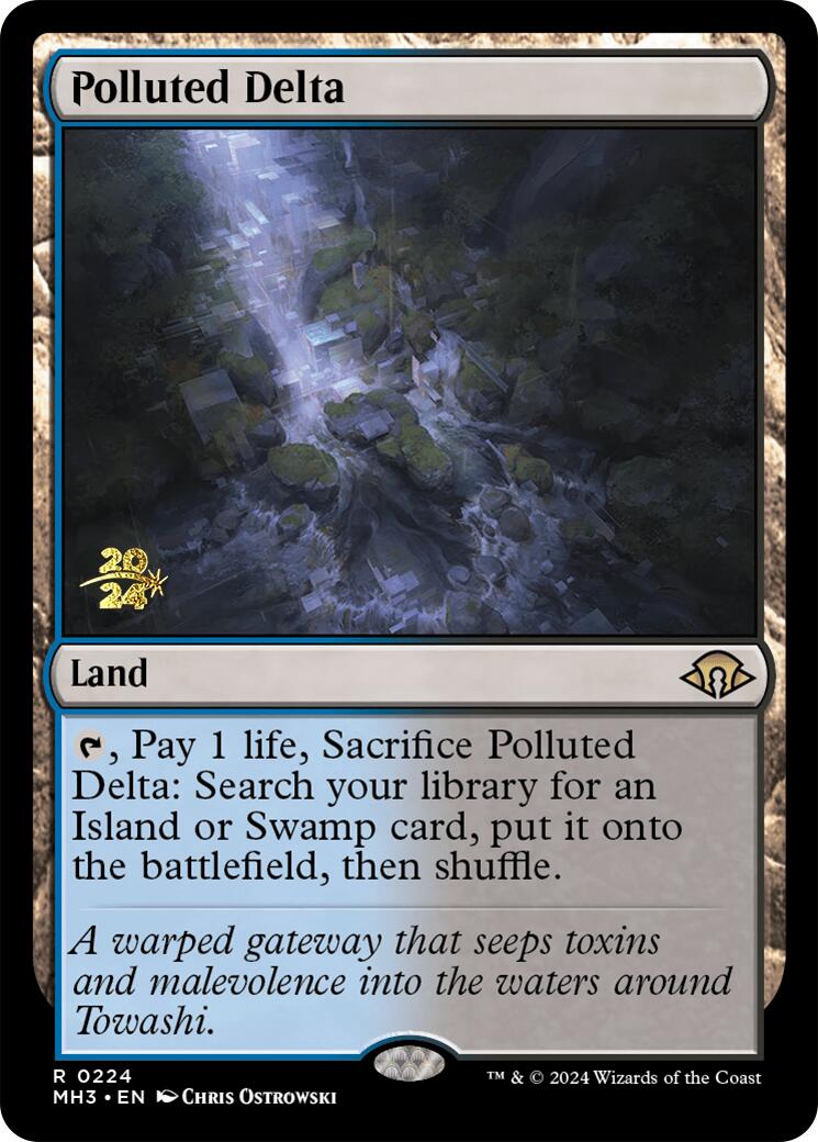 Polluted Delta [Modern Horizons 3 Prerelease Promos] | Magic Magpie