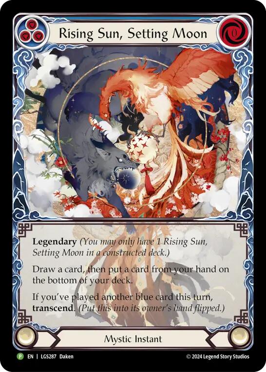 Rising Sun, Setting Moon // Inner Chi [LGS287] (Promo)  Rainbow Foil | Magic Magpie