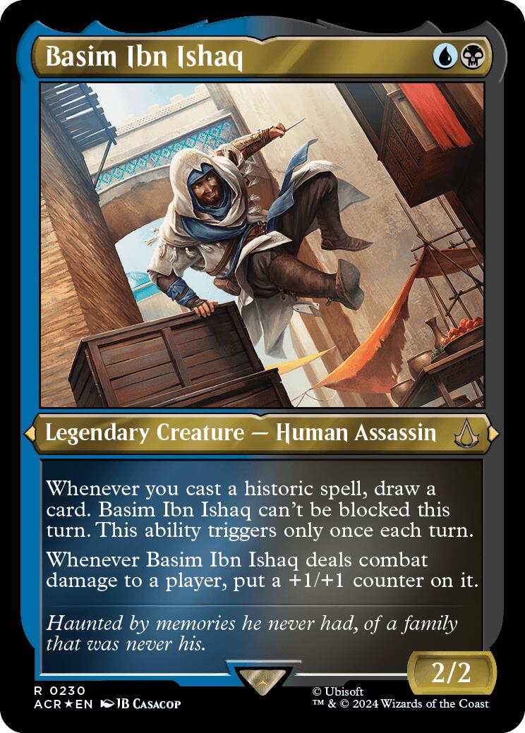 Basim Ibn Ishaq (Foil Etched) [Assassin's Creed] | Magic Magpie