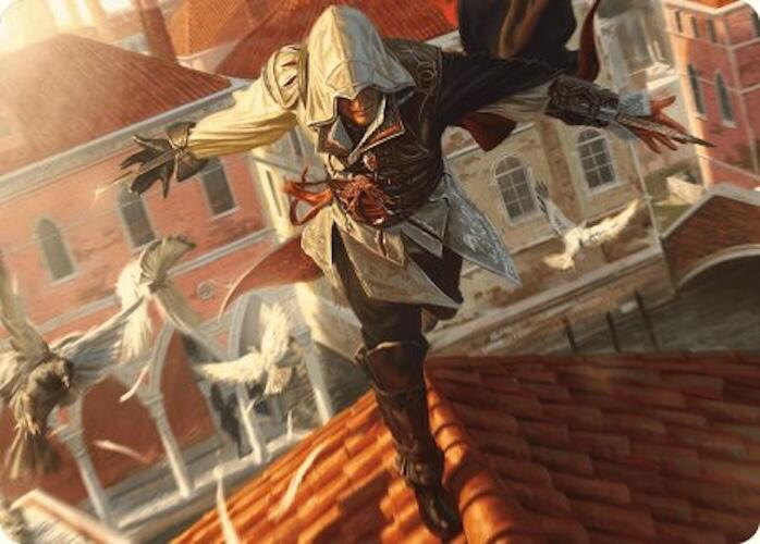 Ezio, Blade of Vengeance Art Card [Assassin's Creed Art Series] | Magic Magpie