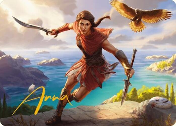 Kassandra, Eagle Bearer Art Card (Gold-Stamped Signature) [Assassin's Creed Art Series] | Magic Magpie