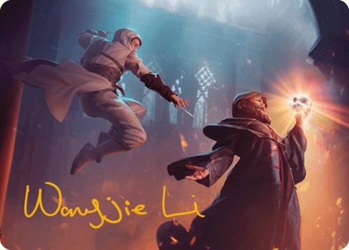 Mortify Art Card (Gold-Stamped Signature) [Assassin's Creed Art Series] | Magic Magpie