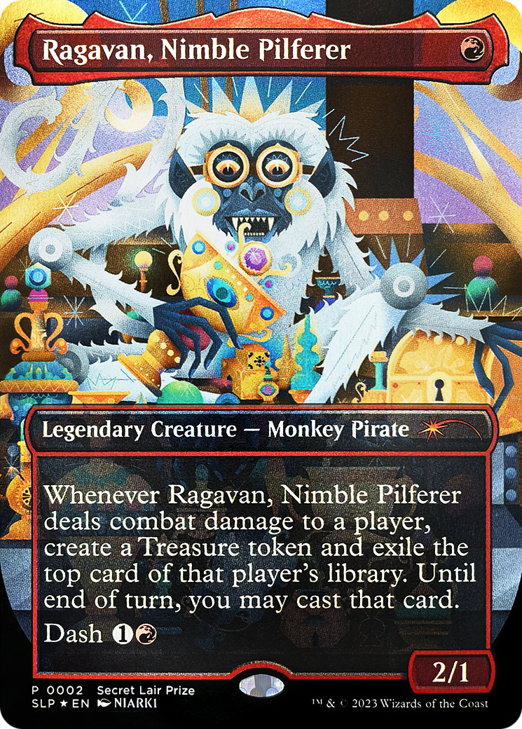 Ragavan, Nimble Pilferer (Borderless) [Secret Lair Showdown] | Magic Magpie