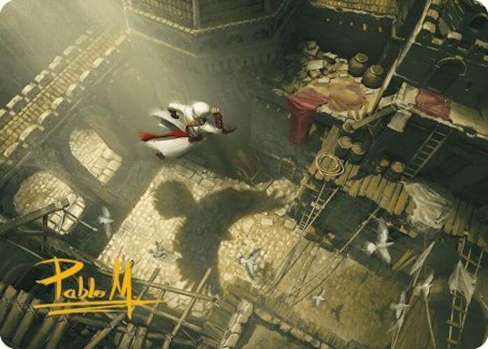 Rooftop Bypass Art Card (Gold-Stamped Signature) [Assassin's Creed Art Series] | Magic Magpie
