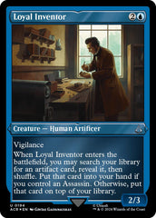 Loyal Inventor (Foil Etched) [Assassin's Creed] | Magic Magpie