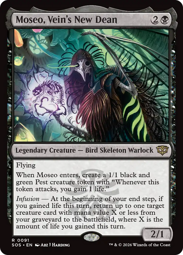 Moseo, Vein's New Dean [Secrets of Strixhaven] | Magic Magpie