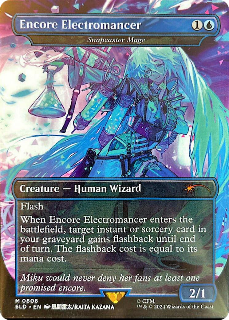 Encore Electromancer - Snapcaster Mage (Rainbow Foil) [Secret Lair Drop Series] | Magic Magpie