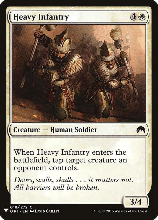 Heavy Infantry [Mystery Booster] | Magic Magpie