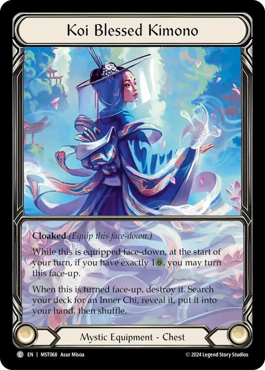 Koi Blessed Kimono (Extended Art) [MST068] (Part the Mistveil)  Cold Foil | Magic Magpie