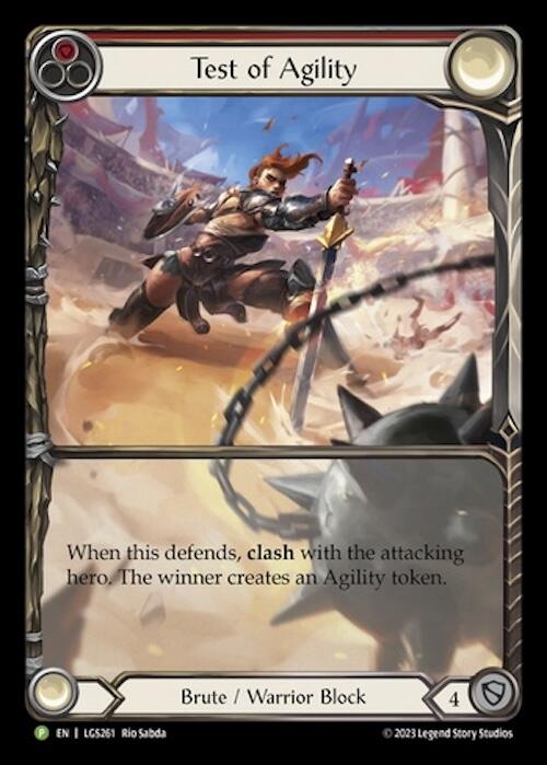 Test of Agility [LGS261] (Promo)  Rainbow Foil | Magic Magpie