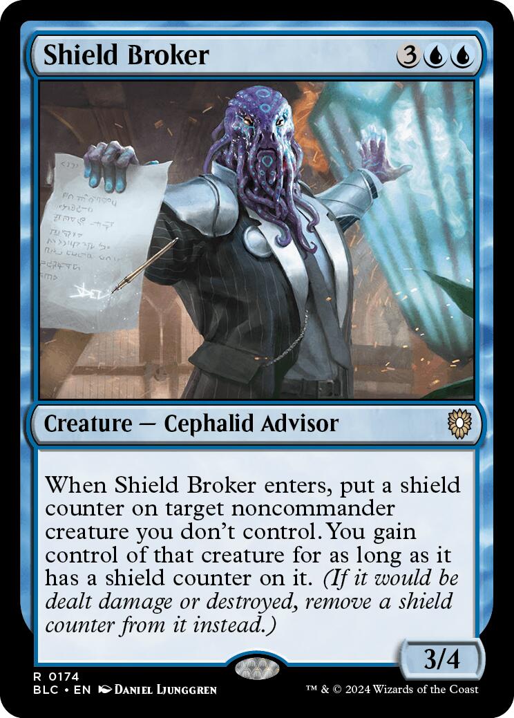 Shield Broker [Bloomburrow Commander] | Magic Magpie