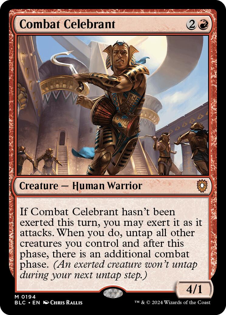 Combat Celebrant [Bloomburrow Commander] | Magic Magpie