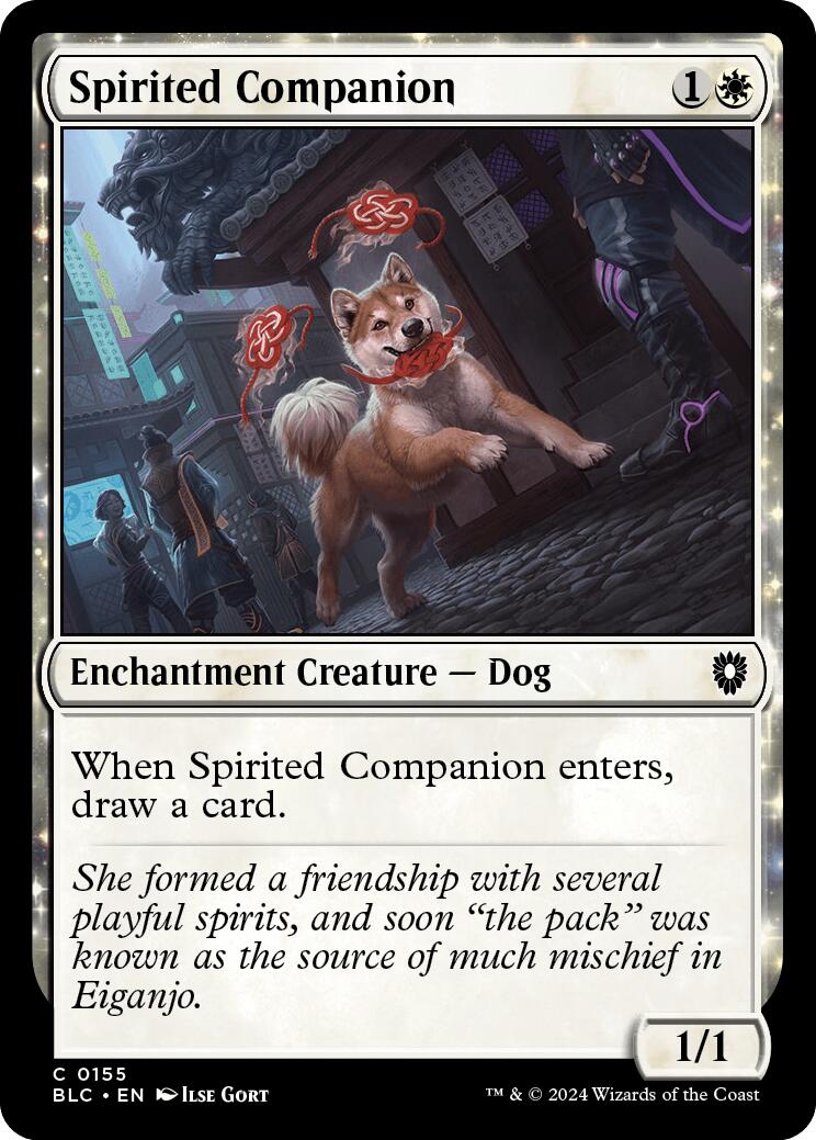 Spirited Companion [Bloomburrow Commander] | Magic Magpie