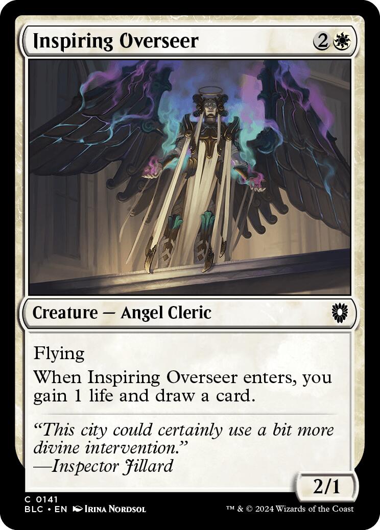 Inspiring Overseer [Bloomburrow Commander] | Magic Magpie