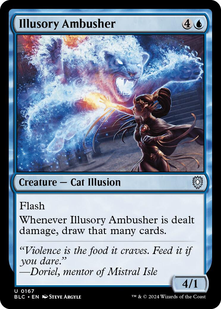 Illusory Ambusher [Bloomburrow Commander] | Magic Magpie