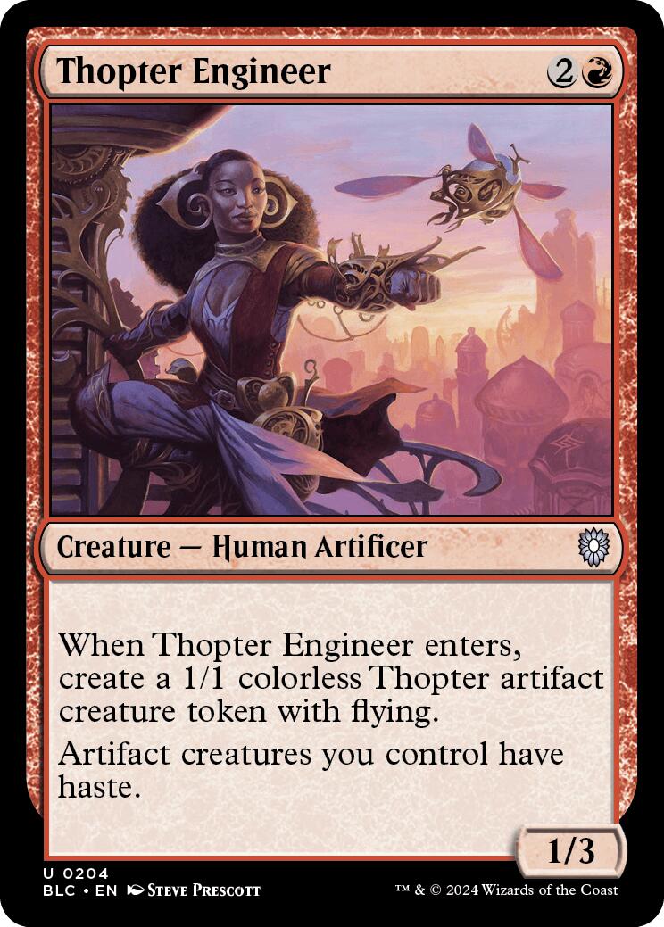 Thopter Engineer [Bloomburrow Commander] | Magic Magpie