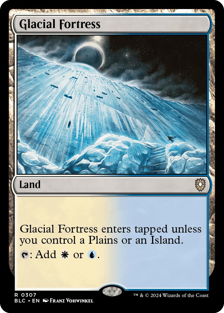 Glacial Fortress [Bloomburrow Commander] | Magic Magpie