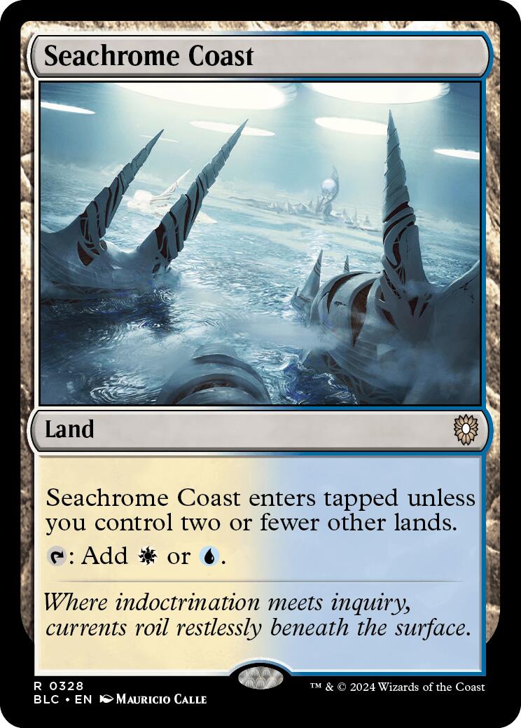 Seachrome Coast [Bloomburrow Commander] | Magic Magpie