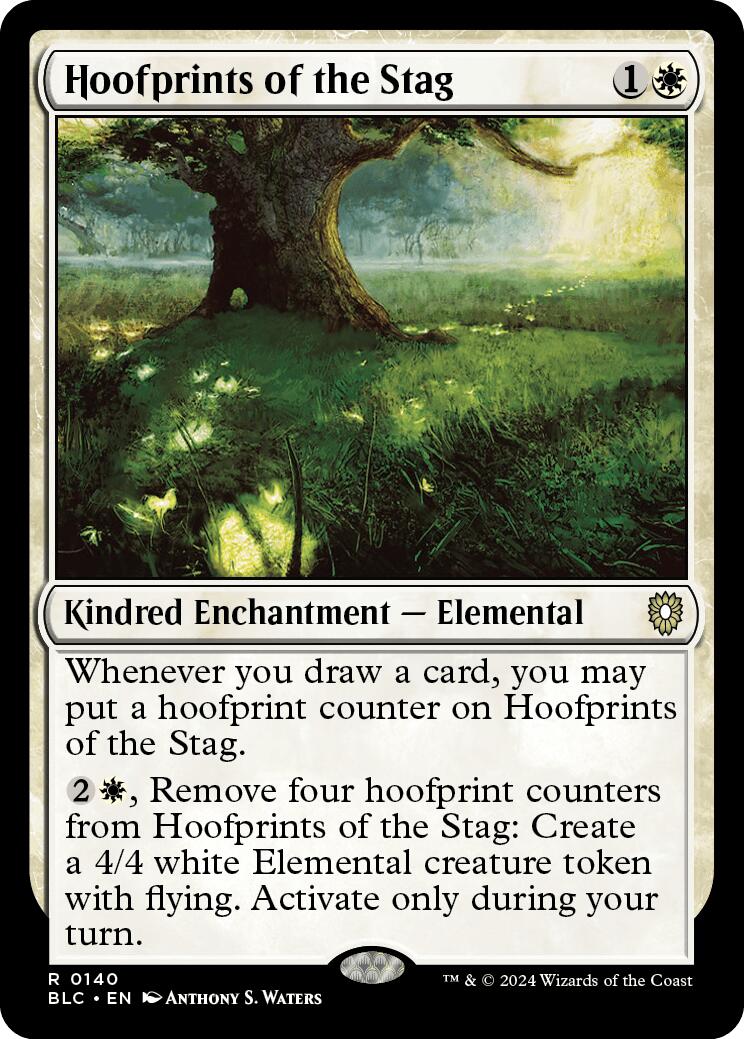 Hoofprints of the Stag [Bloomburrow Commander] | Magic Magpie