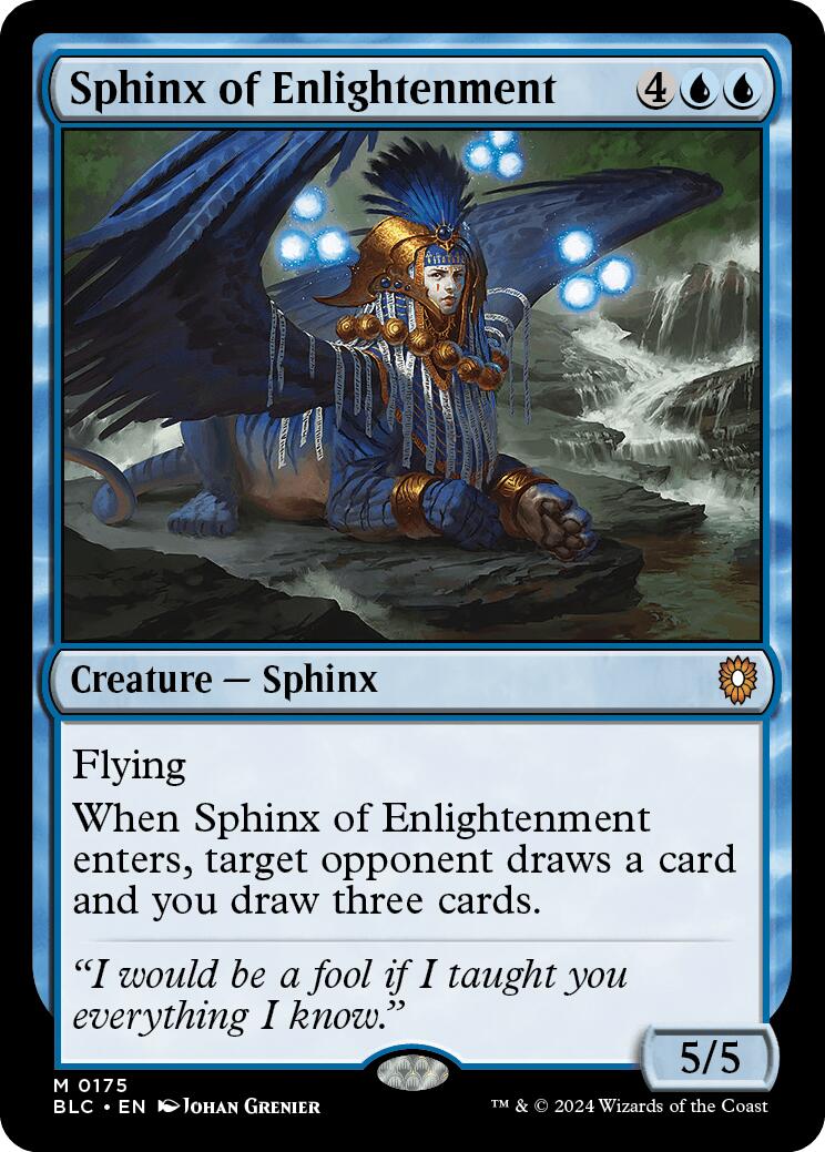 Sphinx of Enlightenment [Bloomburrow Commander] | Magic Magpie