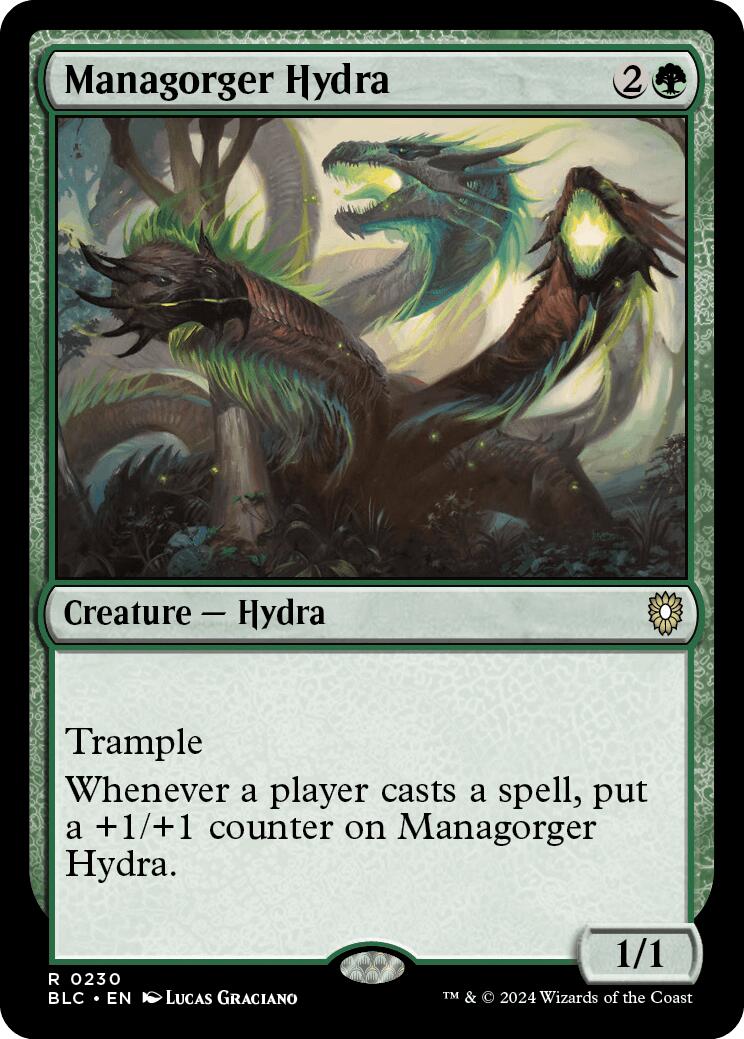 Managorger Hydra [Bloomburrow Commander] | Magic Magpie