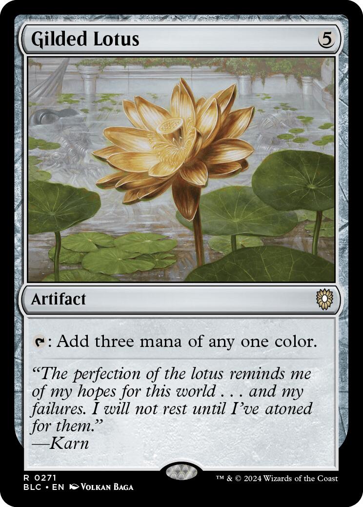 Gilded Lotus [Bloomburrow Commander] | Magic Magpie